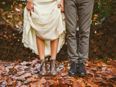 decoración boda otoño vinca