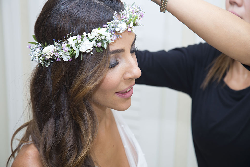 corona para el pelo con flores naturales , Coronitas Para Decorar Ramos De  Flores